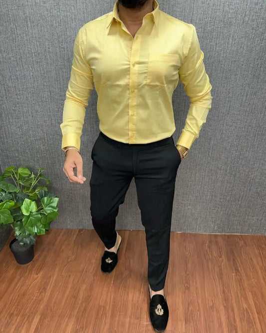 Formal Wear - Cotton Pant Shirt Combo