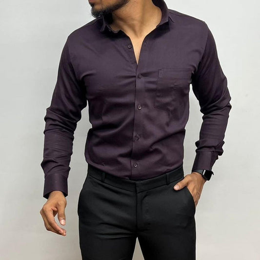 Cotton Solid Formal Shirt