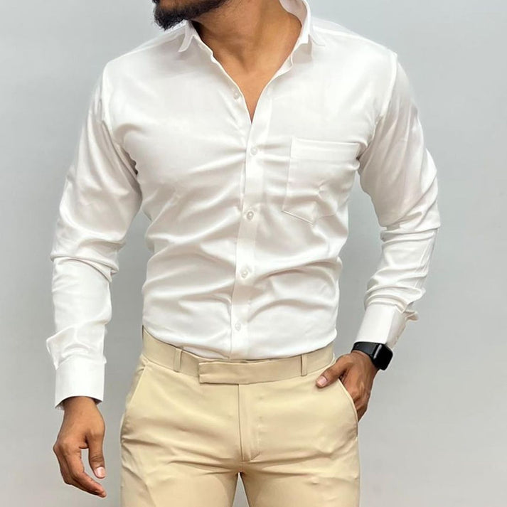 Cotton Solid Formal Shirt