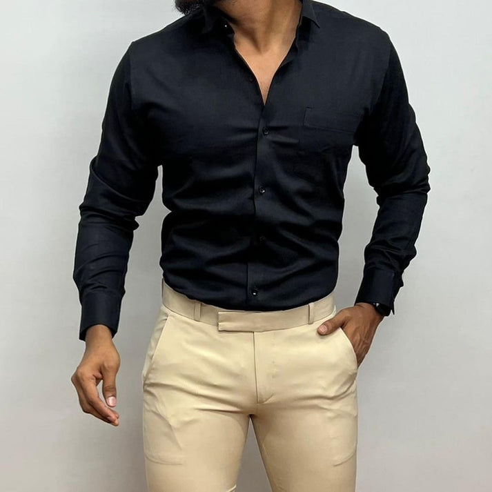 Cotton Solid Formal Shirt