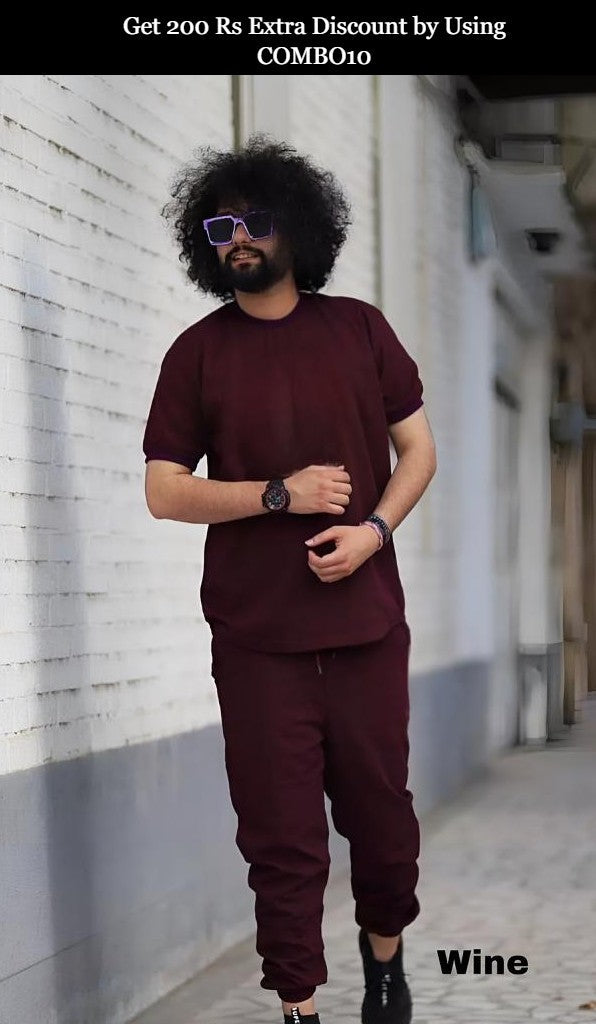 Lycra T-shirt & Jogger Combo