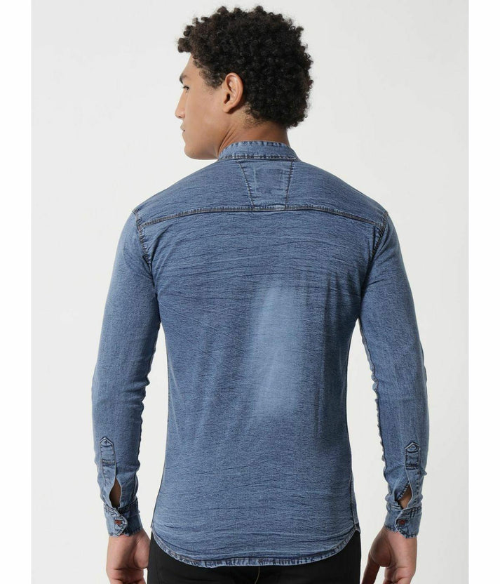 Fancy Denim Shirt For Men