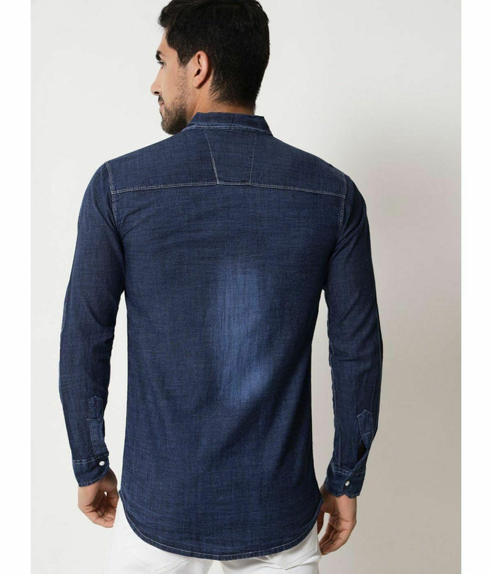 Fancy Denim Shirt For Men