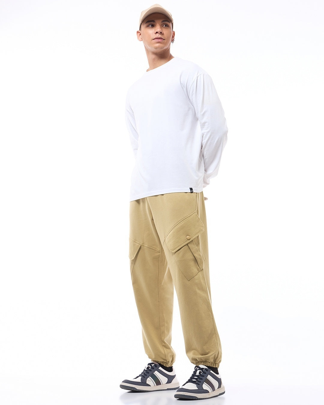 Men's Brown Super Loose Fit Joggers